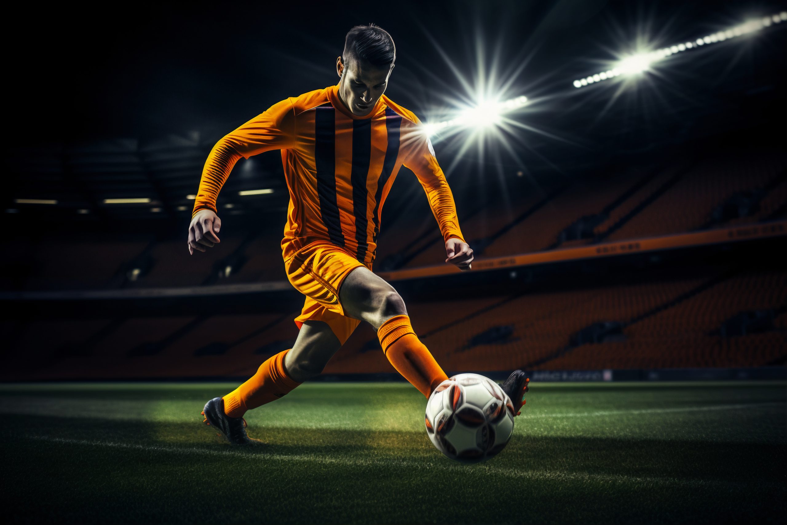 Footballers Community | football player running